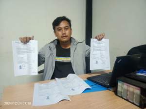 Usai Verifikasi Persyaratan Bacalon Ketua DPD KNPI Kota Tangerang Yang Dilakukan Panitia SC, Ryan Erlangga salah satu bacalon lakukan Mosi Tidak Percaya