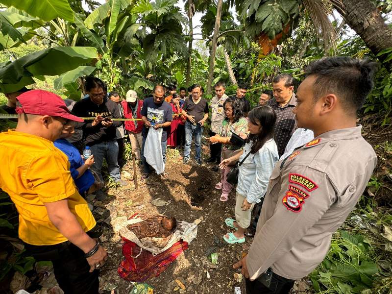 Penemuan Kerangka Mayat di Tas Hebohkan Warga Cikupa