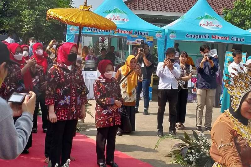 Gelar Binwil, Wakil Ketua Tim Penggerak PKK Kunjungi Desa Cibugel