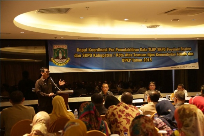 Sekda Banten Membuka Rakor Pembahasan Tindak Lanjut Hasil Pemeriksaan