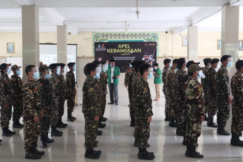 GP Ansor Kabupaten Tangerang Ikuti Apel Kebangsaan Serentak Secara Virtual