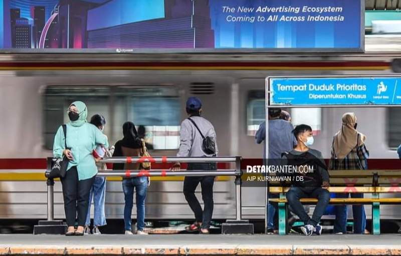 Ilustrasi perjalanan kereta api. (Aip/Detakbanten) 