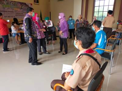 500 Orang Anggota Pramuka di Kabupaten Tangerang Divaksin