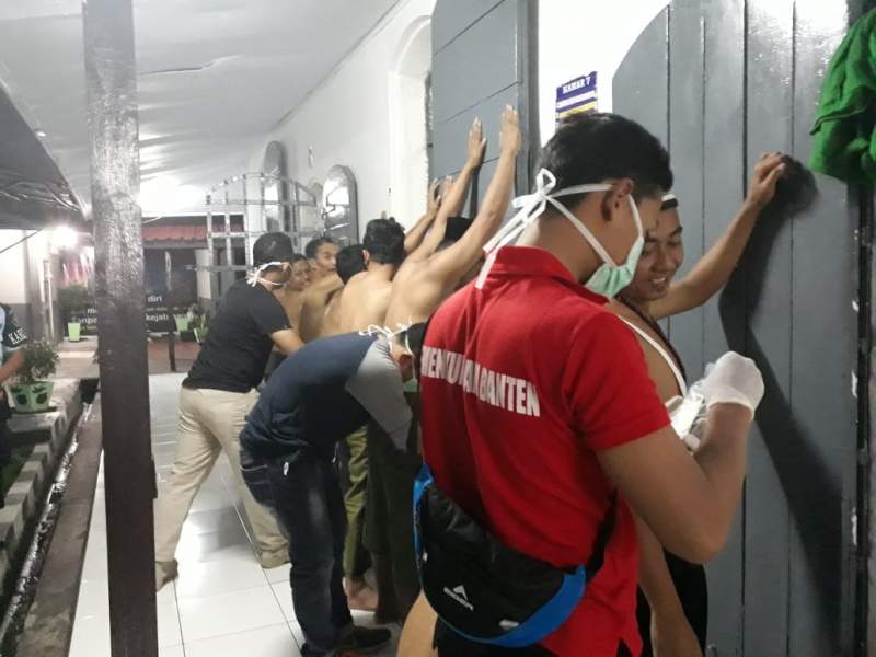 Satgas Kamtib Geledah Rutan Rangkasbitung