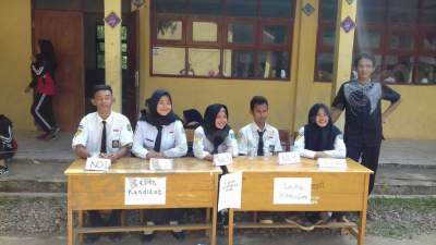 Suasana Pemiihan Osis di SMKN 1 Cikulur
