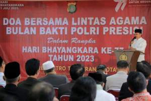 Hadir Dalam Doa Bersama Lintas Agama, Pesan Sachrudin : Jaga Kerukunan Dalam Kehidupan Bermasyarakat