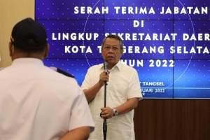 Lakukan Sertijab di Lingkup Sekretariat Daerah, Benyamin Minta Jajarannya Segera Bekerja