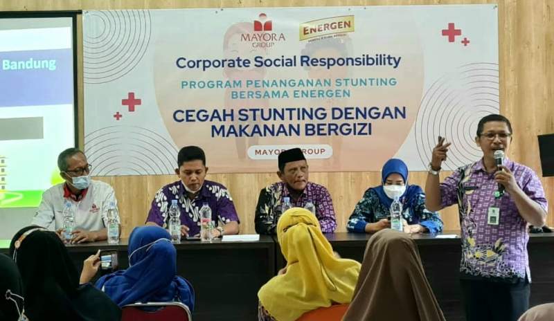 PT Mayora Bareng Puskesmas Jayanti Gelar Penyuluhan Bahaya Stunting