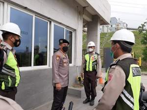 Dirpamobvit Tinjau Sistem Pengamanan di PT Cemindo Gemilang