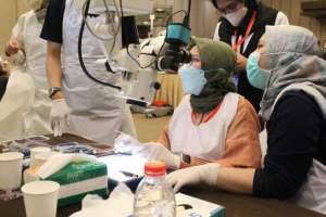 RS Mata Achmad Wardi, menggelar seminar Aphakia Problems &amp; Management dengan menggunakan teknik wetlab course: Iris Claw, Yamane Technique, Anterior Vitrectomy for Anterior Segment Surgeon, di Kota Serang, Minggu (23/10/2022).