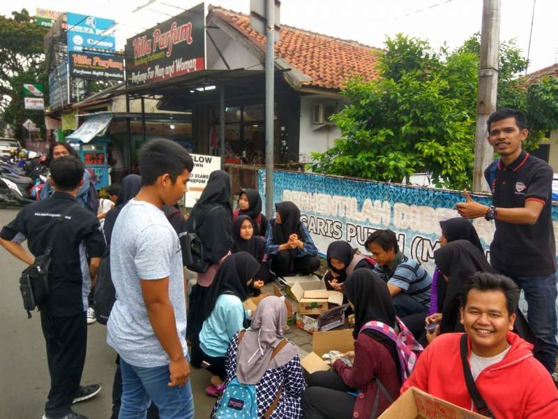 Penggiat Sosial Rangkasbitung Galang Dana Untuk Feby