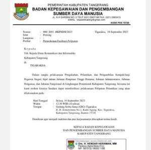 Hari Ini, Mutasi Jabatan Eselon Kab Tangerang Akan Dirombak