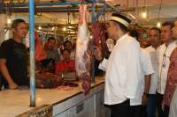 Sidak Ke Pasar Tigaraksa, Zaki Pantau Harga Kebutuhan Pokok