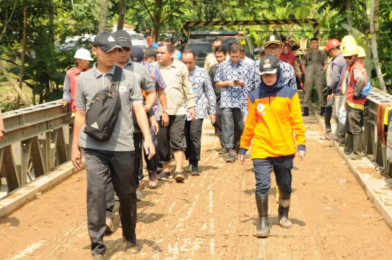 Bupati Tinjau Lokasi Banjir di Kabupaten Lebak