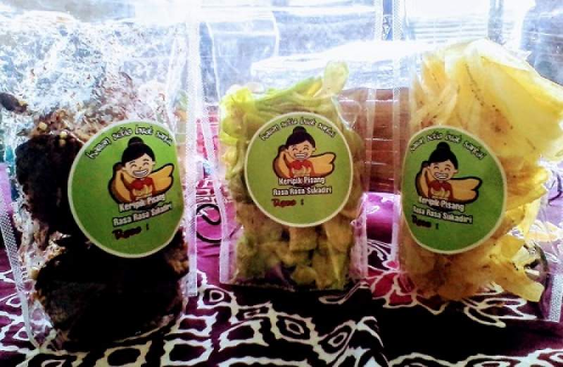 Keripik Pisang Varian Rasa Bikinan Emak - Emak Sukadiri, Pas Banget Buat Buka Puasa
