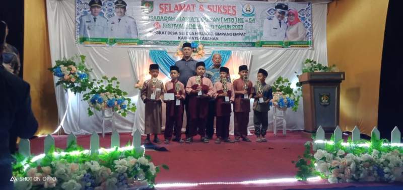 MIN 8 Asahan Borong Juara MTQ Tingkat Desa