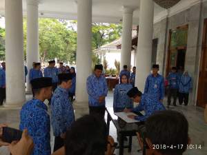 Korpri Kabupaten Serang, Resmi Dikukuhkan