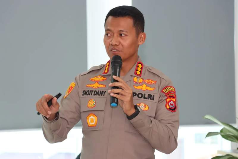 Kapolresta Tangerang berikan materi.