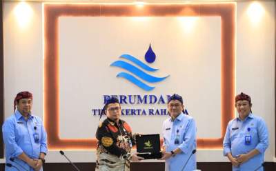 Perumda Tirtandi Sumut Kungker ke Perumda TKR