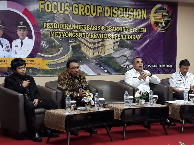 Bahas Pendidikan E- Learning , Zaki Gelar Focus Group Discusion