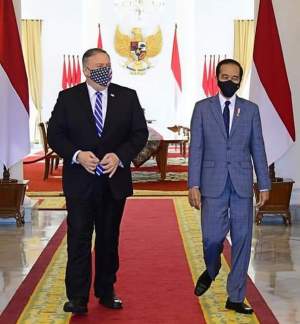 Presiden Terima Kunjungan Menlu AS Mike Pompeo di Istana Bogor