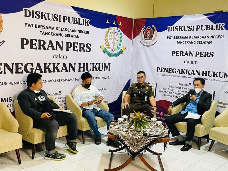 Peran Pers Dalam Penegakan Hukum, Kejari Tangsel: Kasus Koprupsi KONI Juga Berawal Dari Pemberitaan