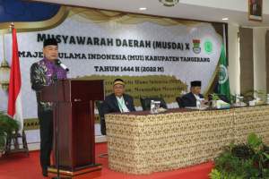 Wabup Tangerang Tutup Musda MUI Kab Tangerang Ke 10