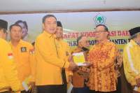 Mad Romli Hadiri Rakorda Golkar di Hotel Marbella Anyer