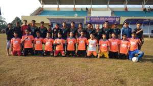 Jalin Kekompakan, DPAC BPPKB Mekar Baru Gelar Pertandingan Sepak Bola