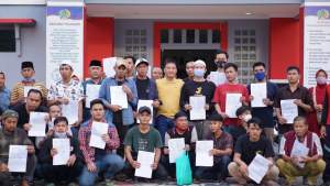 Dapat asimilasi Napi Lapas Kelas IIA Cilegon langsung dibebaskan untuk menjalani sisa hukuman di rumah, Jumat (22/7/2022) Sore.