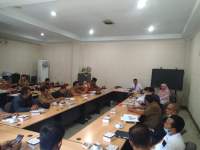 Suasana RDP Pansus Pasar dengan Pemkot Cilegon dan Badan Usaha di Ruang Rapat DPRD Kota Cilegon, Senin (24/10/2022).