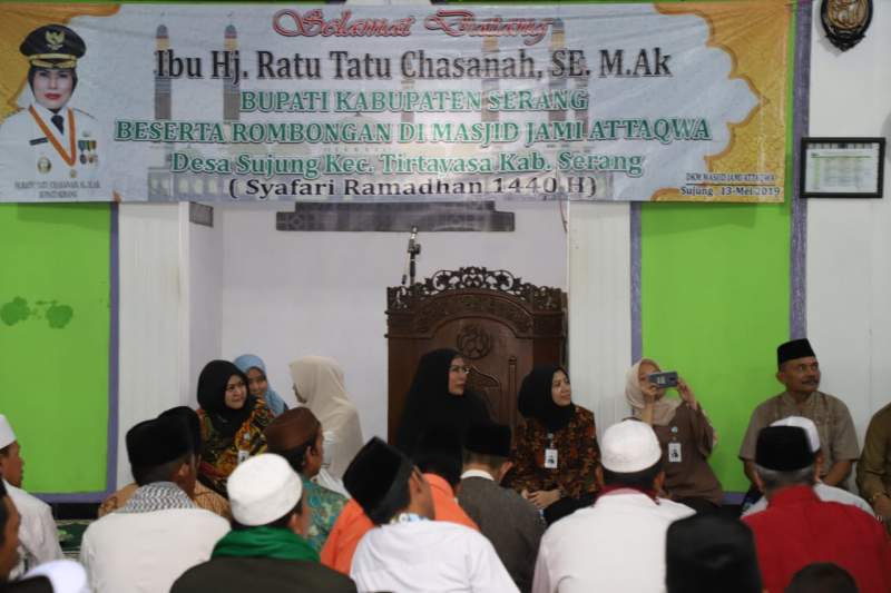 Menyerap Aspirasi Masyarakat, Bupati Serang Sampaikan Progres Pembangunan