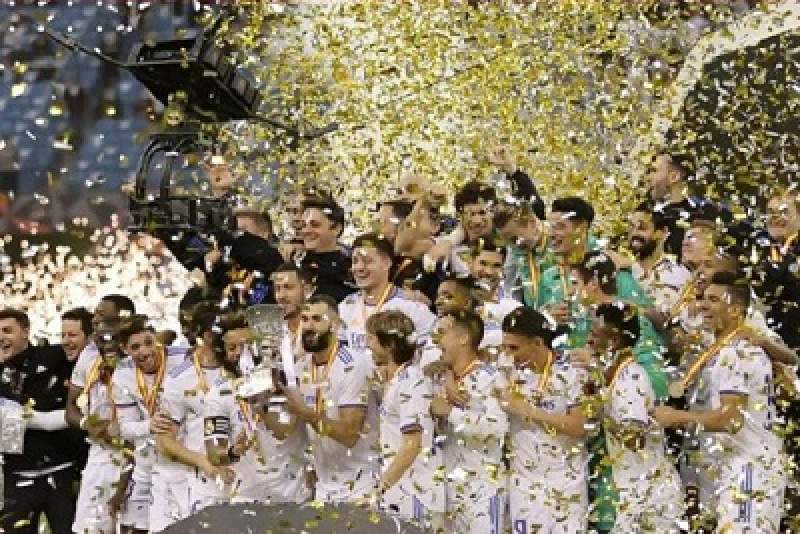 Real Madrid raih juara Piala Super Spanyol setelah mengalahkan  Athletic Bilbao dengan skor 2-0. (Reuters)