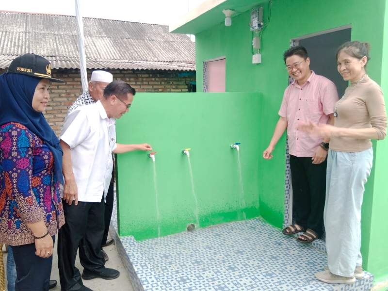 Mantap! Yayasan HOPE Bangun Sarana Air Bersih untuk Warga Desa Pekan Tanjung Beringin, Serdang Bedagai