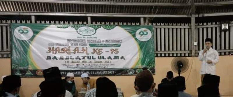Peringati Harlah NU ke-95, MWC NU Kecamatan Sepatan Menggelar Istighosah