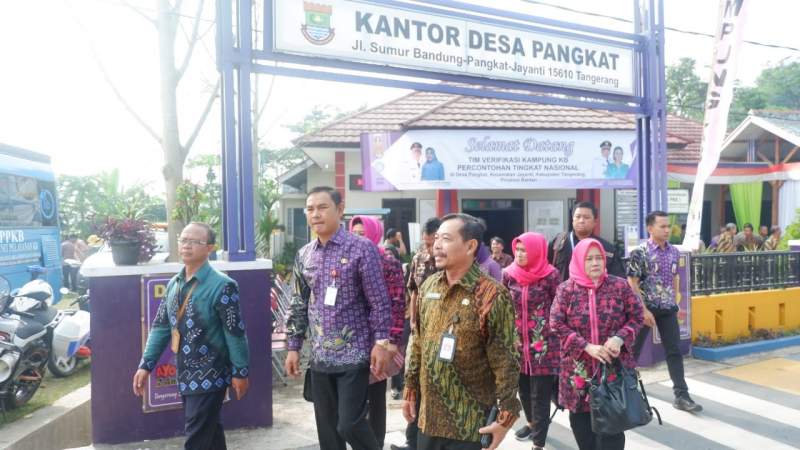 Wabup Tangerang Sambut Tim Verifikasi Lomba Kampung KB tingkat Nasional