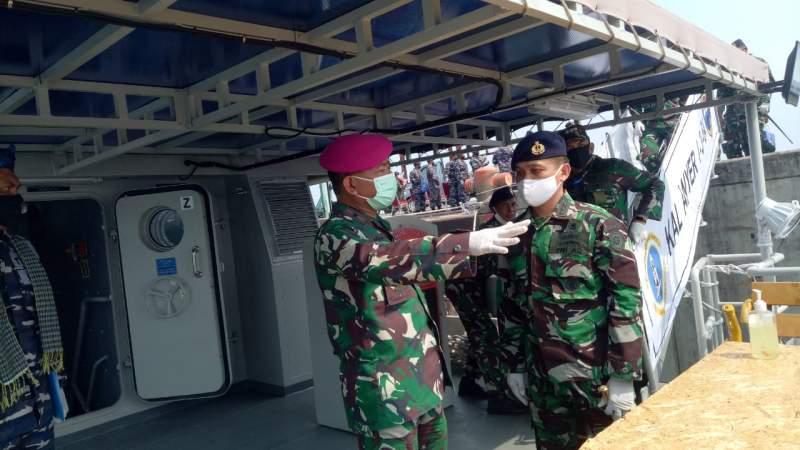 DanlantamaI III Sambut Kedatangan KAL Anyer