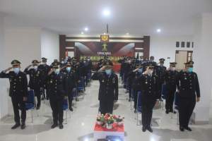 Dipimpin Menkumham Lapas Cilegon Peringati Hari Dharma Karya Dhika