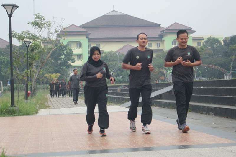 Kodim 0510/Tigaraksa Gelar Apel Pagi dan Olahraga Bersama