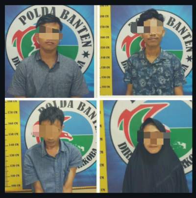 Ditresnarkoba Polda Banten Amankan 4 Orang Pelaku Tindak Pidana Narkoba