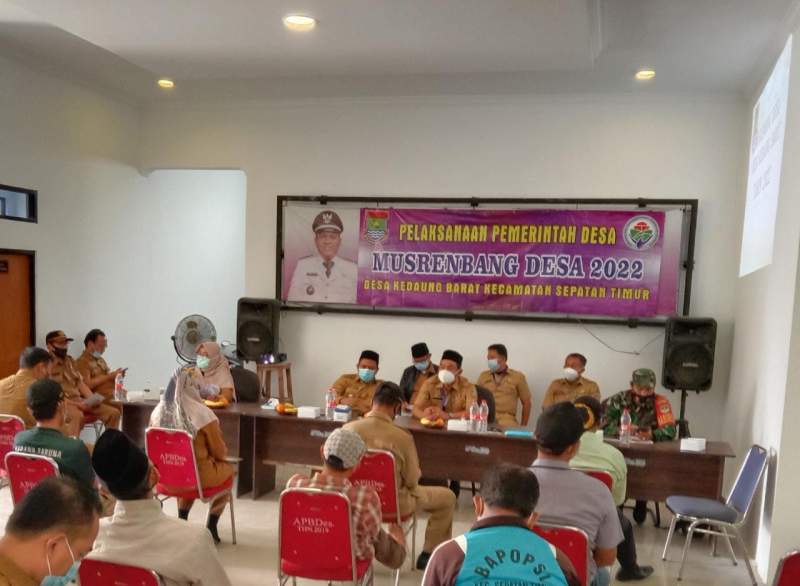 Musrenbangdes Kedaung Barat, Penanganan Covid 19 Masih Skala Prioritas di Tahun 2021