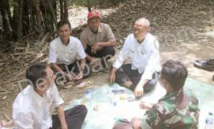 Jalan Poros Desa Bintangsari Dibeton