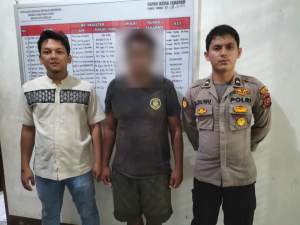 Pelaku diamankan Polres Sibolga.(istimewa).