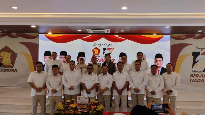 Gerindra Banten Gelar HUT ke-17 Secara Sederhana, Begini Pesan Andra Soni