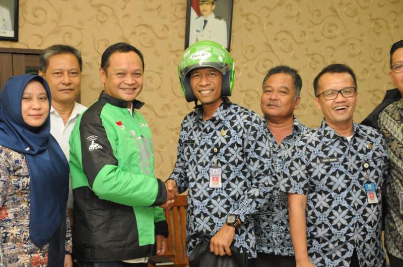 Asisten Daerah II Lebak Terima Kunjungan Pihak Go-jek
