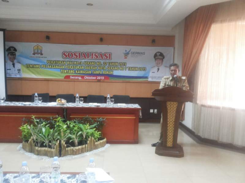 Merokok Sembarangan Bisa Kena Denda di Kota Serang