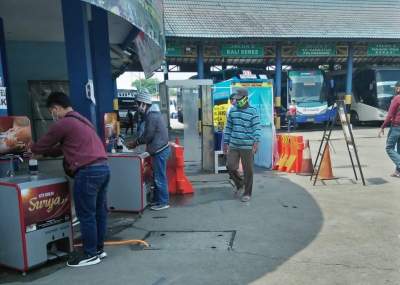 Libur Panjang, Terminal Tipe A Pakupatan Tingkatkan Prokes Covid 19