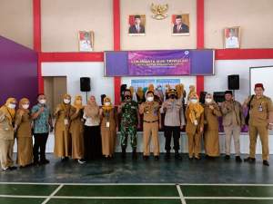 Danramil Curug Hadiri Rapat Percepatan Penurunan Stanting Di GSG