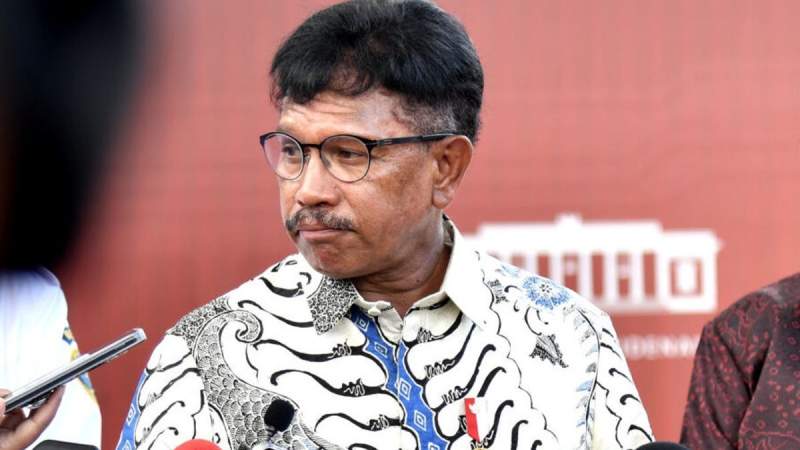 Menteri Komunikasi dan Informatik, Johnny G. Plate.