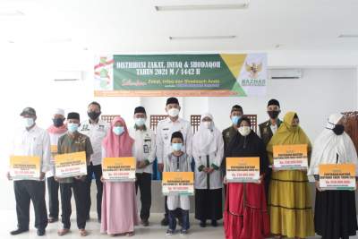 Wakil Bupati  Tangerang Distribusikan Zakat, Infak dan Shadaqah&nbsp;